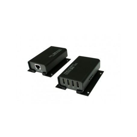 EXSYS EX-1444 moltiplicatore di rete Ricevitore e trasmettitore di rete Nero (EX-1444)