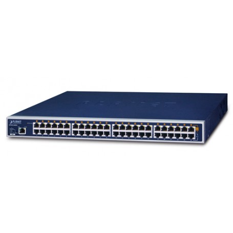 PLANET HPOE2400G switch di rete Gestito Gigabit Ethernet (10/100/1000) Supporto Power over Ethernet (PoE) 1U Blu (HPOE-2400G)