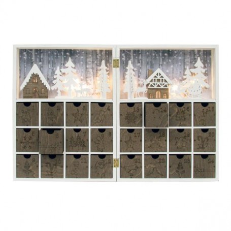 CALENDARIO AVVENTO LEGNO (XD19-713)