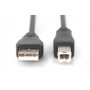 Digitus 3m USB A/B, M/M cavo USB Nero (DB-300105-030-S)