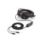 Sharkoon RUSH ER3 Cuffia Padiglione auricolare Connettore 3.5 mm Nero, Rosso (4044951021697)