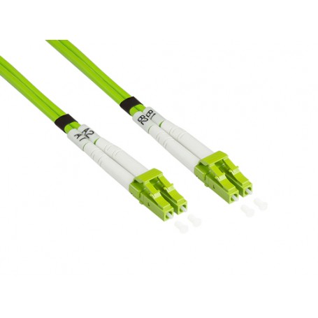 Alcasa LW-802LC5 cavo a fibre ottiche 2 m LC OM5 Verde (LW-802LC5)