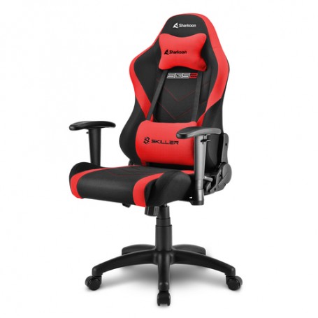 Sharkoon Skiller SGS2 Jr. Sedia per gaming universale Seduta imbottita Nero, Rosso (4044951032327)