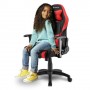Sharkoon Skiller SGS2 Jr. Sedia per gaming universale Seduta imbottita Nero, Rosso (4044951032327)