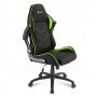 Sharkoon Elbrus 1 Sedia per gaming universale Seduta imbottita Nero, Verde (4044951027644)