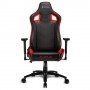 Sharkoon Elbrus 2 Sedia per gaming universale Seduta imbottita Nero, Rosso (4044951027675)