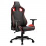 Sharkoon Elbrus 2 Sedia per gaming universale Seduta imbottita Nero, Rosso (4044951027675)