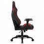 Sharkoon Elbrus 2 Sedia per gaming universale Seduta imbottita Nero, Rosso (4044951027675)