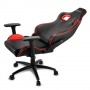 Sharkoon Elbrus 2 Sedia per gaming universale Seduta imbottita Nero, Rosso (4044951027675)