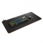 Sharkoon 1337 RGB V2 Gaming Mat Tappetino per mouse per gioco da computer Nero (4044951029990)