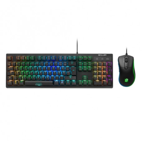 Sharkoon SKILLER SGB30 tastiera USB QWERTZ Tedesco Nero (4044951033478)