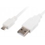 Sharkoon 1.5m, Micro-USB2.0-B/USB2.0-A cavo USB 1,5 m USB A Micro-USB B Bianco (4044951017775)