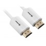 Sharkoon 2m, 2xHDMI cavo HDMI HDMI tipo A (Standard) Bianco (4044951018116)