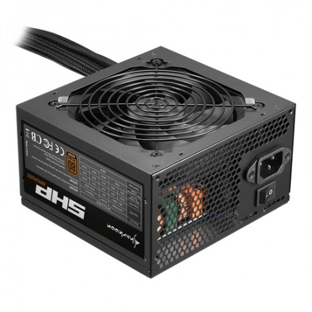 Sharkoon SHP Bronze alimentatore per computer 600 W 20+4 pin ATX ATX Nero (4044951028962)