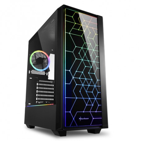 Sharkoon RGB LIT 100 Midi Tower Nero (4044951028153)
