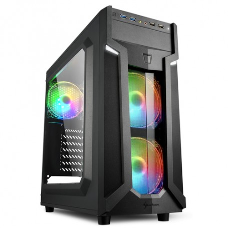 Sharkoon VG6-W RGB Midi Tower Nero (4044951026814)