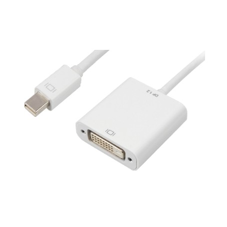 Sharkoon 0.15m, Mini DisplayPort/DVI 0,15 m Bianco (4044951017386)