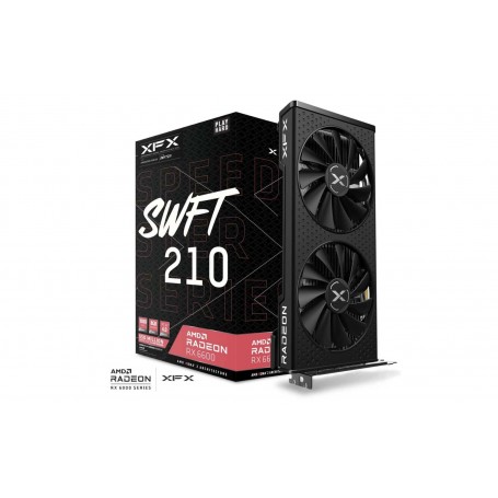 XFX Radeon RX 6600 SWFT210 Speedster 8 GB GDDR6 (Non-LHR) (RX-66XL8LFDQ) (RX-66XL8LFDQ_PROMO)