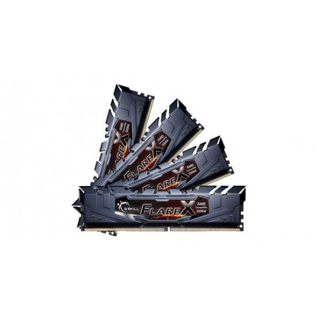 G.Skill Flare X (for AMD) F4-3200C16Q-32GFX memoria 32 GB 4 x 8 GB DDR4 3200 MHz (F4-3200C16Q-32GFX)