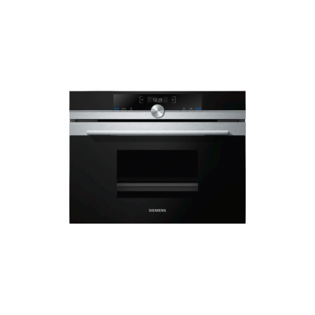 Forno elettrico a vapore compatto (da incasso) Siemens iQ700  (CD634GBS1_PROMO) - 38 L - 1900 W (CD634GBS1_PROMO)