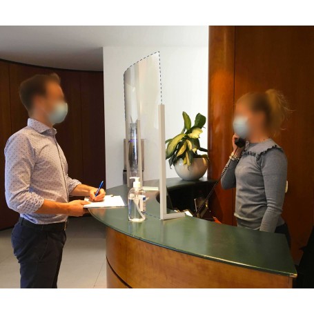 CONFCARE BARRIERA PARAFIATO FLESSIBILE 100X100 SPESSORE 0,5MM + KIT DI MONTAGGIO (30011937)