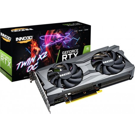 INNO3D GeForce RTX3060 Twin X2 OC 12GB GDDR6 (LHR) (N30602-12D6X1190212H) (N30602-12D6X1190212H_PROMO)