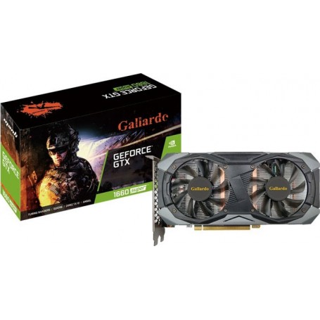 Manli GeForce GTX 1660 Super Gallardo 6GB GDDR6 (Non-LHR) N5371660SM24364 (N5371660SM24364_PROMO)