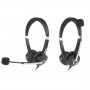 UJS- CUFFIA BUSINESS MIC USB/JACK (HHEADM-UJS)