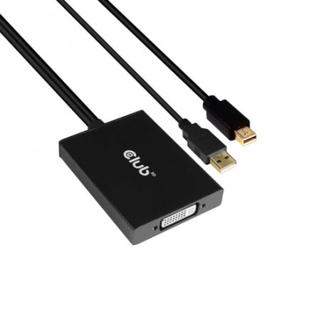 CLUB3D cac-1130 0,6 m MiniDP/USB-A DVI-D Nero (CAC-1130)