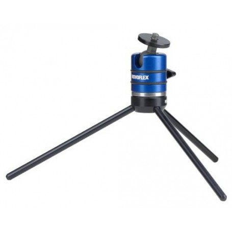 Novoflex MicroStativ treppiede 3 gamba/gambe Nero, Blu (MICROSTATIV)