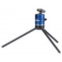 Novoflex MicroStativ treppiede 3 gamba/gambe Nero, Blu (MICROSTATIV)