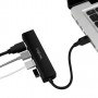 LogiLink UA0295 hub di interfaccia USB 3.2 Gen 1 (3.1 Gen 1) Type-A 5000 Mbit/s Nero (UA0295)