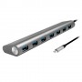 LogiLink UA0310 hub di interfaccia USB 3.2 Gen 1 (3.1 Gen 1) Type-C 5000 Mbit/s Grigio (UA0310)