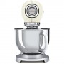 Smeg SMF02CREU sbattitore Sbattitore con base 800 W Crema, Argento (SMF02CREU)