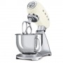 Smeg SMF02CREU sbattitore Sbattitore con base 800 W Crema, Argento (SMF02CREU)