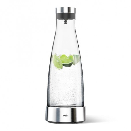 EMSA FLOW Bottle 1 L Acciaio inossidabile, Trasparente (515667)