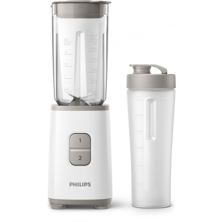 Philips Daily Collection HR2602/00 frullatore 1 L Frullatore da tavolo Grigio, Bianco (HR2602/10)