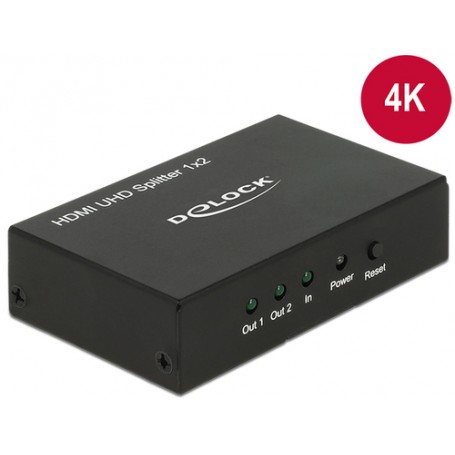 DeLOCK 18682 ripartitore video HDMI 2x HDMI (18682)