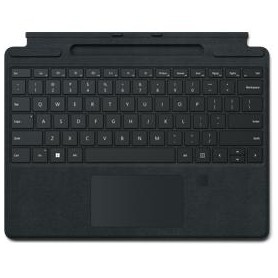Microsoft Surface Pro Signature Keyboard with Fingerprint Reader Nero Microsoft Cover port QWERTZ Tedesco (8XG-00005)
