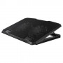 Hama Black base di raffreddamento per notebook 39,6 cm (15.6") Nero (53065)