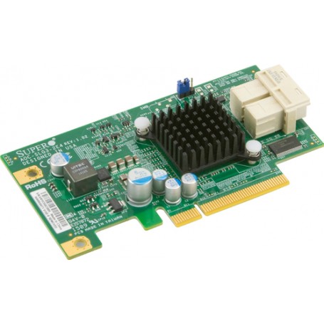 Supermicro AOC-SLG3-4E2P scheda di interfaccia e adattatore Interno SAS (AOC-SLG3-4E2P-O)