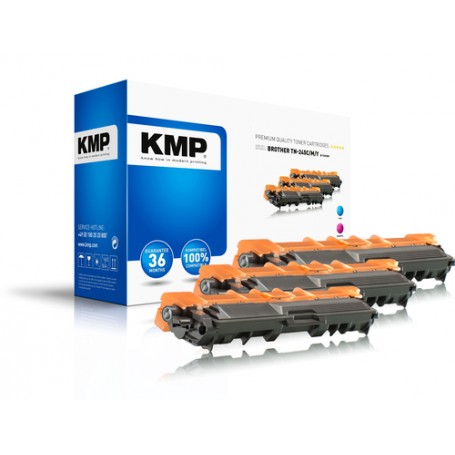 KMP B-T49CMY cartuccia toner 3 pz Ciano, Magenta, Giallo (1245,3030)