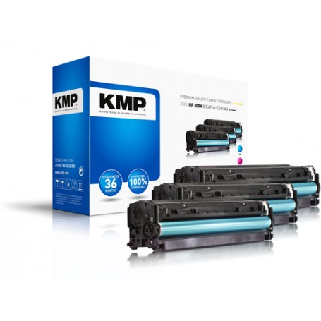 KMP 1233,0030 cartuccia toner 3 pz Ciano, Magenta (1233,0030)