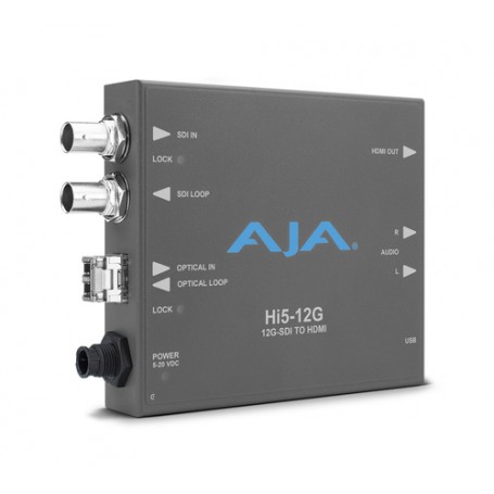 AJA HI5-12G-TR convertitore video 4096 x 2160, - (Hi5-12G-TR)
