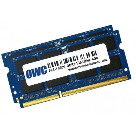 OWC OWC1333DDR3S08S memoria 8 GB 2 x 4 GB DDR3 1333 MHz (OWC1333DDR3S08S)