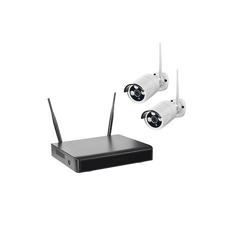 Indexa WR100 SET B2 kit di videosorveglianza Con cavo e senza cavo 4 canali (26600)