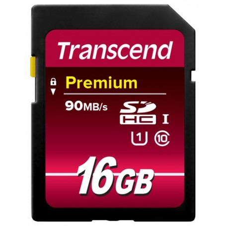 Transcend 16GB SDHC Class 10 UHS-I memoria flash NAND Classe 10 (TS16GSDU1)