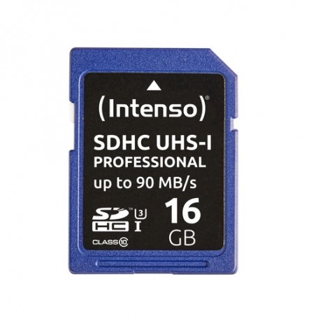 Intenso 16GB SDHC memoria flash UHS-I Classe 10 (3431470)