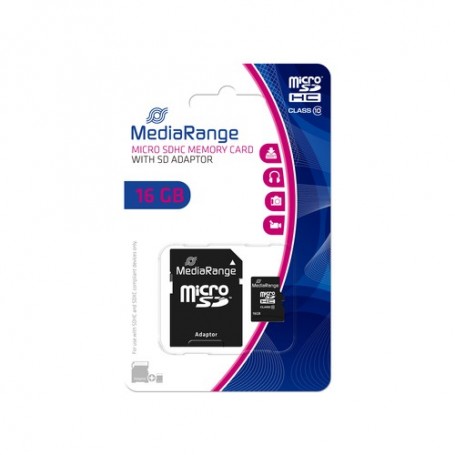 MediaRange MR958 memoria flash 16 GB MicroSDHC Classe 10 (MR958)