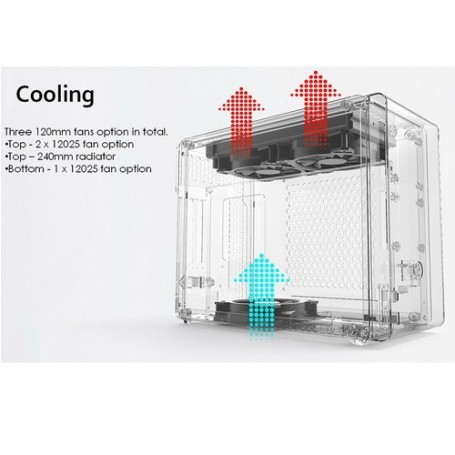 RAIJINTEK CASE MINI-ITX OPHION EVO TG NERO 0R20B00098 (0R20B00098)